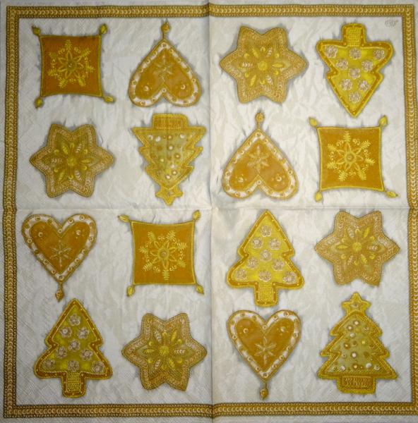 057 Christmas Tree - 3-ply (cream) - Ihr